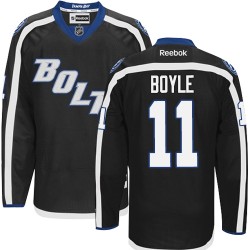 Brian Boyle Tampa Bay Lightning Reebok Authentic Third Jersey (Black)