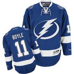 Brian Boyle Tampa Bay Lightning Reebok Authentic Home Jersey (Royal Blue)