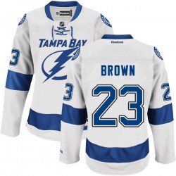 J.t. Brown Tampa Bay Lightning Reebok Premier Road Jersey (White)