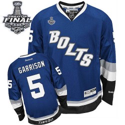 Jason Garrison Tampa Bay Lightning Reebok Authentic Third 2015 Stanley Cup Jersey (Royal Blue)