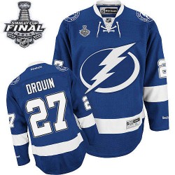 Jonathan Drouin Tampa Bay Lightning Reebok Premier Home 2015 Stanley Cup Jersey (Royal Blue)