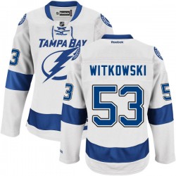 Luke Witkowski Tampa Bay Lightning Reebok Premier Road Jersey (White)