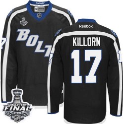 Alex Killorn Tampa Bay Lightning Reebok Authentic Third 2015 Stanley Cup Jersey (Black)