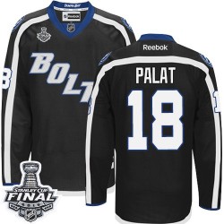 Ondrej Palat Tampa Bay Lightning Reebok Authentic Third 2015 Stanley Cup Jersey (Black)