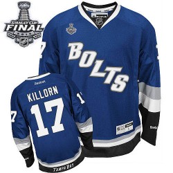Alex Killorn Tampa Bay Lightning Reebok Authentic Third 2015 Stanley Cup Jersey (Royal Blue)