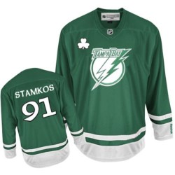Steven Stamkos Tampa Bay Lightning Reebok Authentic St Patty's Day Jersey (Green)