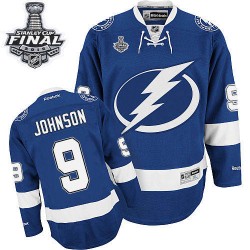 Tyler Johnson Tampa Bay Lightning Reebok Authentic Home 2015 Stanley Cup Jersey (Royal Blue)