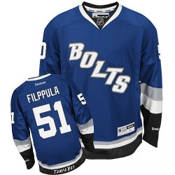 Valtteri Filppula Tampa Bay Lightning Reebok Authentic Third Jersey (Blue)