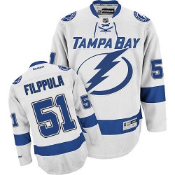 Valtteri Filppula Tampa Bay Lightning Reebok Premier Away Jersey (White)