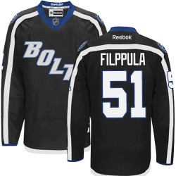 Valtteri Filppula Tampa Bay Lightning Reebok Premier Third Jersey (Black)