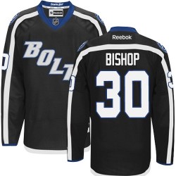 Ben Bishop Tampa Bay Lightning Reebok Authentic Third Jersey (Black)