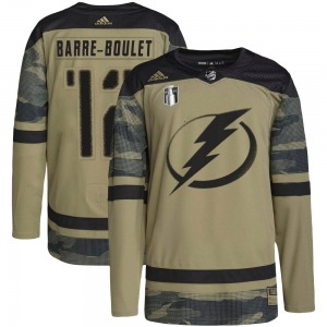 Alex Barre-Boulet Tampa Bay Lightning Adidas Youth Authentic Military Appreciation Practice 2022 Stanley Cup Final Jersey (Camo)