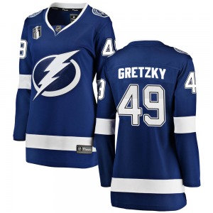 Brent Gretzky Tampa Bay Lightning Fanatics Branded Women's Breakaway Home 2022 Stanley Cup Final Jersey (Blue)