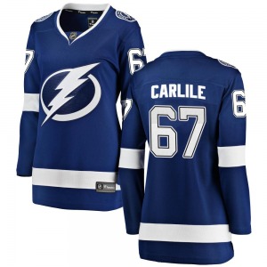 Declan Carlile Tampa Bay Lightning Fanatics Branded Women's Breakaway Home Jersey (Blue)
