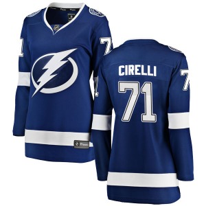 Anthony Cirelli Tampa Bay Lightning Fanatics Branded Women's Breakaway Home Jersey (Blue)