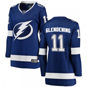 Luke Glendening Tampa Bay Lightning Fanatics Branded Women's Breakaway Home Jersey (Blue)