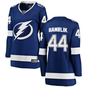 Roman Hamrlik Tampa Bay Lightning Fanatics Branded Women's Breakaway Home Jersey (Blue)