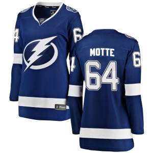 Tyler Motte Tampa Bay Lightning Fanatics Branded Women's Breakaway Home Jersey (Blue)