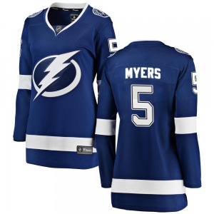 Philippe Myers Tampa Bay Lightning Fanatics Branded Women's Breakaway Home Jersey (Blue)
