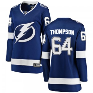 Jack Thompson Tampa Bay Lightning Fanatics Branded Women's Breakaway Home Jersey (Blue)