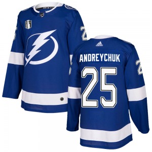 Dave Andreychuk Tampa Bay Lightning Adidas Authentic Home 2022 Stanley Cup Final Jersey (Blue)