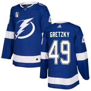 Brent Gretzky Tampa Bay Lightning Adidas Authentic Home 2022 Stanley Cup Final Jersey (Blue)