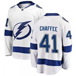 Mitchell Chaffee Tampa Bay Lightning Fanatics Branded Breakaway Away Jersey (White)