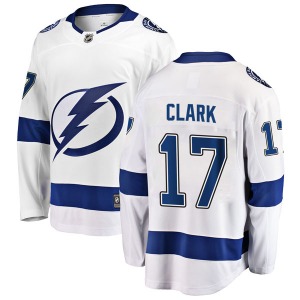 Wendel Clark Tampa Bay Lightning Fanatics Branded Breakaway Away Jersey (White)