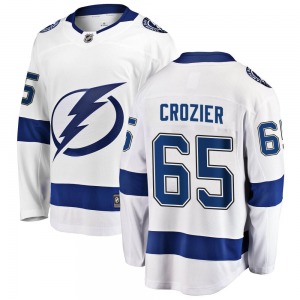 Maxwell Crozier Tampa Bay Lightning Fanatics Branded Breakaway Away Jersey (White)