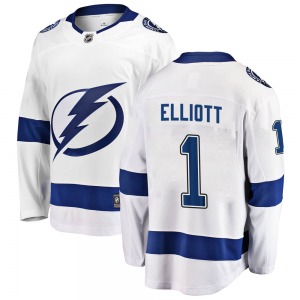 Brian Elliott Tampa Bay Lightning Fanatics Branded Breakaway Away Jersey (White)