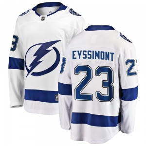 Michael Eyssimont Tampa Bay Lightning Fanatics Branded Breakaway Away Jersey (White)