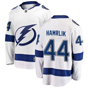 Roman Hamrlik Tampa Bay Lightning Fanatics Branded Breakaway Away Jersey (White)