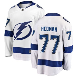 Victor Hedman Tampa Bay Lightning Fanatics Branded Breakaway Away Jersey (White)