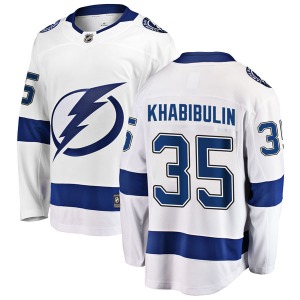 Nikolai Khabibulin Tampa Bay Lightning Fanatics Branded Breakaway Away Jersey (White)