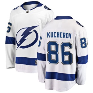 Nikita Kucherov Tampa Bay Lightning Fanatics Branded Breakaway Away Jersey (White)