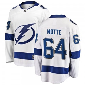 Tyler Motte Tampa Bay Lightning Fanatics Branded Breakaway Away Jersey (White)