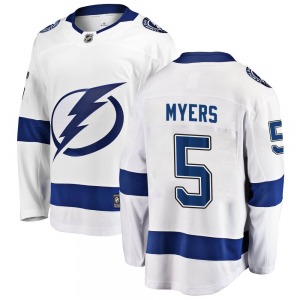 Philippe Myers Tampa Bay Lightning Fanatics Branded Breakaway Away Jersey (White)