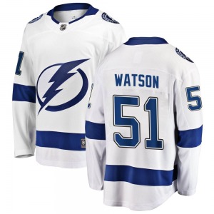 Austin Watson Tampa Bay Lightning Fanatics Branded Breakaway Away Jersey (White)