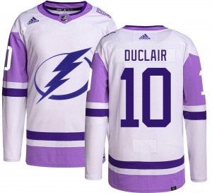 Anthony Duclair Tampa Bay Lightning Adidas Authentic Hockey Fights Cancer Jersey