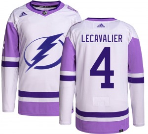 Vincent Lecavalier Tampa Bay Lightning Adidas Authentic Hockey Fights Cancer Jersey