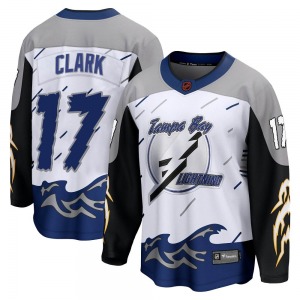 Wendel Clark Tampa Bay Lightning Fanatics Branded Youth Breakaway Special Edition 2.0 Jersey (White)