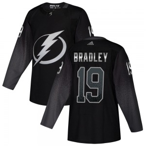 Brian Bradley Tampa Bay Lightning Adidas Youth Authentic Alternate Jersey (Black)