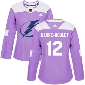 Alex Barre-Boulet Tampa Bay Lightning Adidas Women's Authentic Fights Cancer Practice Jersey (Purple)