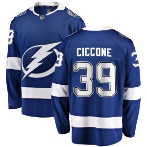 Enrico Ciccone Tampa Bay Lightning Fanatics Branded Breakaway Home Jersey (Blue)