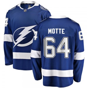 Tyler Motte Tampa Bay Lightning Fanatics Branded Breakaway Home Jersey (Blue)