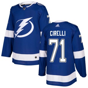Anthony Cirelli Tampa Bay Lightning Adidas Authentic Home Jersey (Blue)