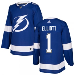 Brian Elliott Tampa Bay Lightning Adidas Authentic Home Jersey (Blue)