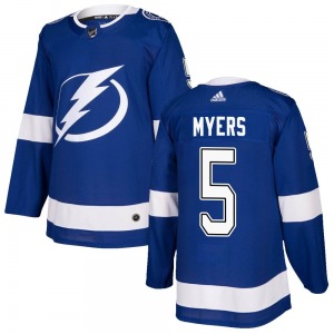 Philippe Myers Tampa Bay Lightning Adidas Authentic Home Jersey (Blue)