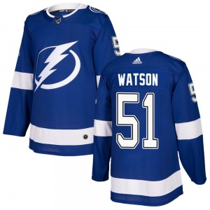 Austin Watson Tampa Bay Lightning Adidas Authentic Home Jersey (Blue)