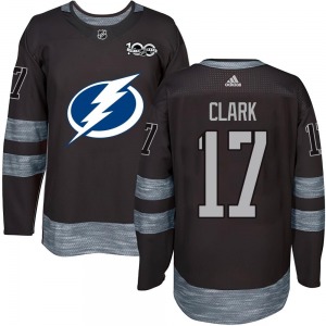 Wendel Clark Tampa Bay Lightning Authentic 1917-2017 100th Anniversary Jersey (Black)